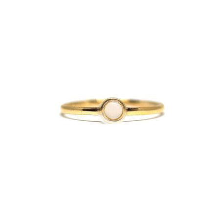 Opal Gemstone Stacking Ring